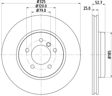 DON PCD11832 - Спирачен диск vvparts.bg