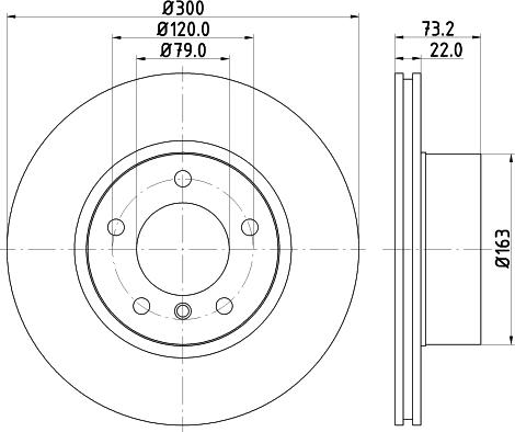 DON PCD11342 - Спирачен диск vvparts.bg