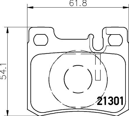 DON PCP1456 - Комплект спирачно феродо, дискови спирачки vvparts.bg