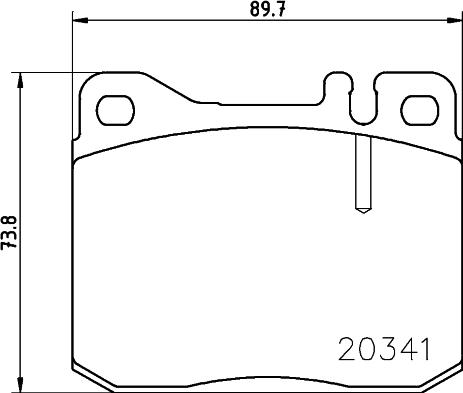 DON PCP1432 - Комплект спирачно феродо, дискови спирачки vvparts.bg