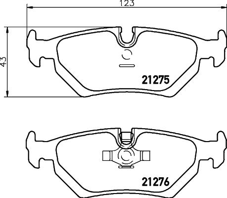 DON PCP1504 - Комплект спирачно феродо, дискови спирачки vvparts.bg