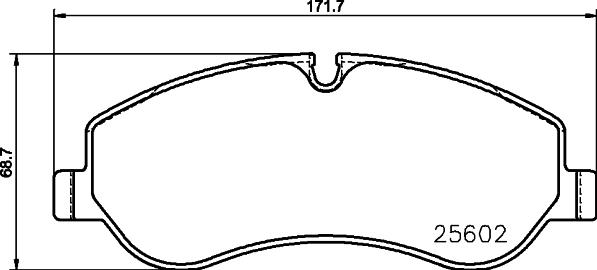 DON PCP1646 - Комплект спирачно феродо, дискови спирачки vvparts.bg