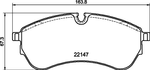 DON PCP1606 - Комплект спирачно феродо, дискови спирачки vvparts.bg