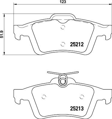 DON PCP1040 - Комплект спирачно феродо, дискови спирачки vvparts.bg