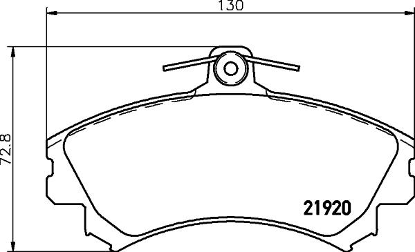 DON PCP1240 - Комплект спирачно феродо, дискови спирачки vvparts.bg