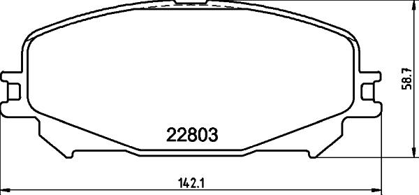 DON PCP1790 - Комплект спирачно феродо, дискови спирачки vvparts.bg