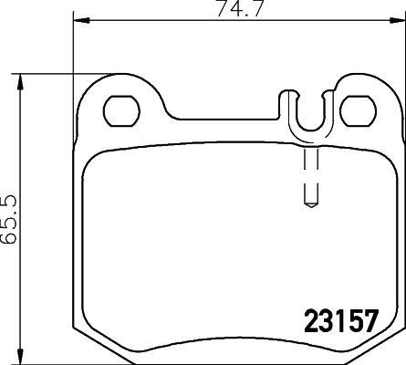 DON PCP2192 - Комплект спирачно феродо, дискови спирачки vvparts.bg