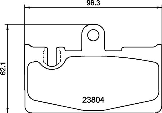 DON PCP2187 - Комплект спирачно феродо, дискови спирачки vvparts.bg