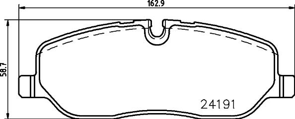 DON PCP2176 - Комплект спирачно феродо, дискови спирачки vvparts.bg