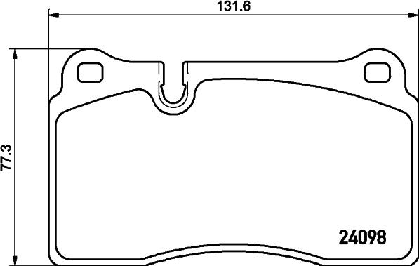 DON PCP2239 - Комплект спирачно феродо, дискови спирачки vvparts.bg