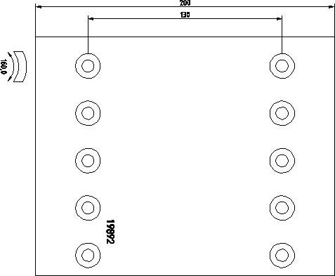 DON SJ26271S7340 - Комплект феродо за накладки, барабанни спирачки vvparts.bg