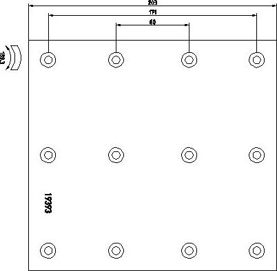 DON SV271A7115 - Комплект феродо за накладки, барабанни спирачки vvparts.bg