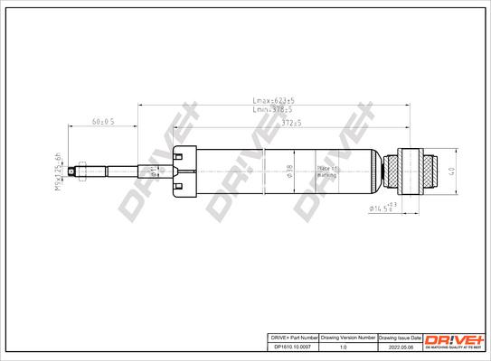 Dr!ve+ DP1610.10.0097 - Амортисьор vvparts.bg