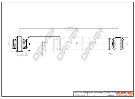 Dr!ve+ DP1610.10.0147 - Амортисьор vvparts.bg