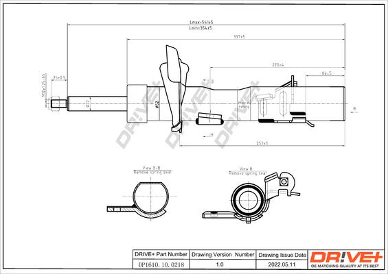 Dr!ve+ DP1610.10.0218 - Амортисьор vvparts.bg