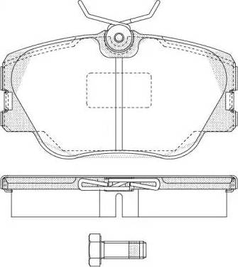 Dr!ve+ DP1010.10.0956 - Комплект спирачно феродо, дискови спирачки vvparts.bg