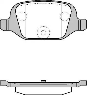 Triscan RH 2727 00 - Комплект спирачно феродо, дискови спирачки vvparts.bg