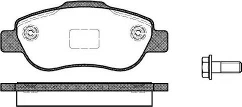 CAR SBB1532 - Комплект спирачно феродо, дискови спирачки vvparts.bg