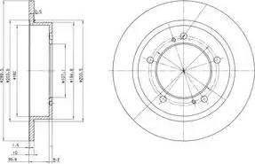 Dr!ve+ DP1010.11.0059 - Спирачен диск vvparts.bg