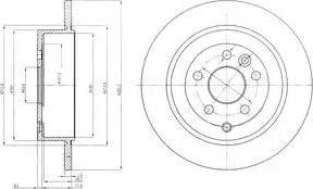 Dr!ve+ DP1010.11.0281 - Спирачен диск vvparts.bg