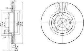 Dr!ve+ DP1010.11.0736 - Спирачен диск vvparts.bg