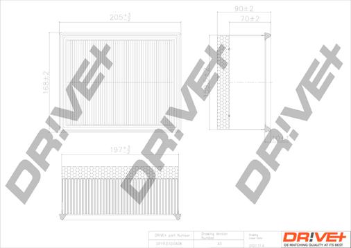 Dr!ve+ DP1110.10.0408 - Въздушен филтър vvparts.bg