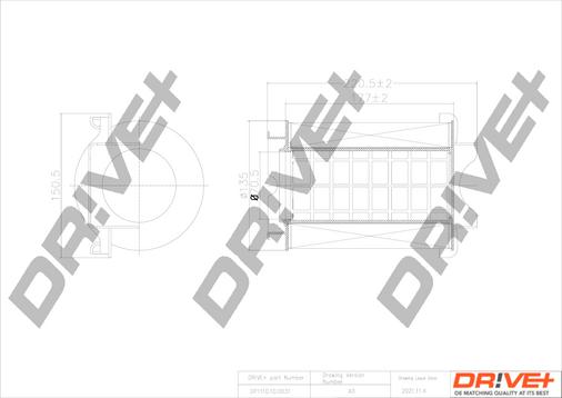 Dr!ve+ DP1110.10.0031 - Въздушен филтър vvparts.bg