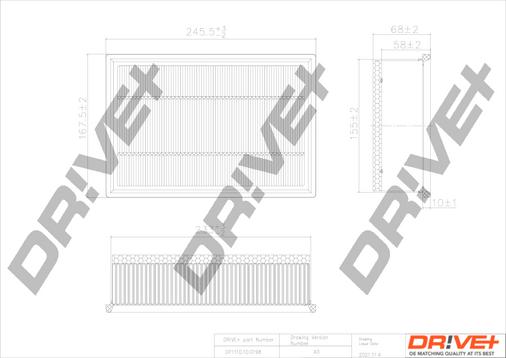 Dr!ve+ DP1110.10.0198 - Въздушен филтър vvparts.bg