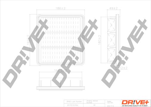 Dr!ve+ DP1110.10.0162 - Въздушен филтър vvparts.bg