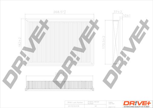 Dr!ve+ DP1110.10.0135 - Въздушен филтър vvparts.bg