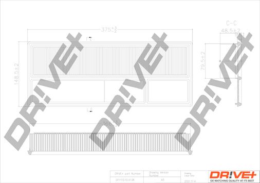 Dr!ve+ DP1110.10.0138 - Въздушен филтър vvparts.bg