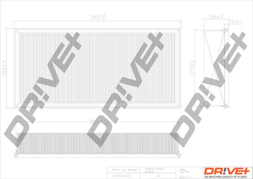 Dr!ve+ DP1110.10.0127 - Въздушен филтър vvparts.bg