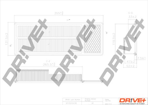 Dr!ve+ DP1110.10.0178 - Въздушен филтър vvparts.bg