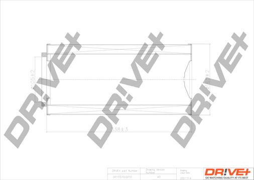 Dr!ve+ DP1110.10.0273 - Въздушен филтър vvparts.bg