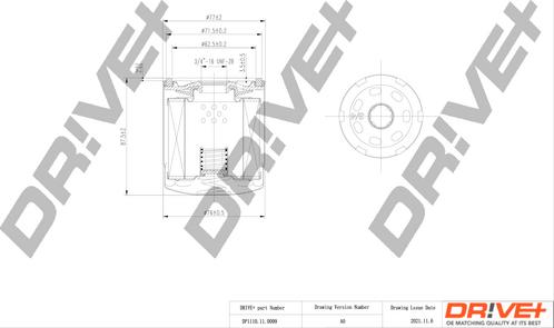 Dr!ve+ DP1110.11.0099 - Маслен филтър vvparts.bg