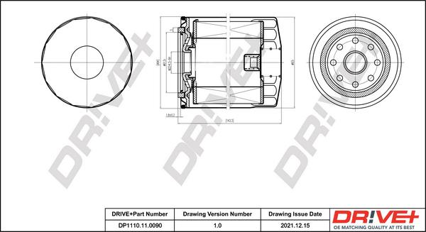 Dr!ve+ DP1110.11.0090 - Маслен филтър vvparts.bg