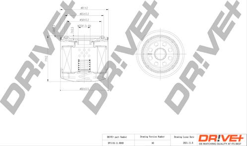 Dr!ve+ DP1110.11.0049 - Маслен филтър vvparts.bg