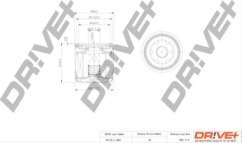 Dr!ve+ DP1110.11.0041 - Маслен филтър vvparts.bg