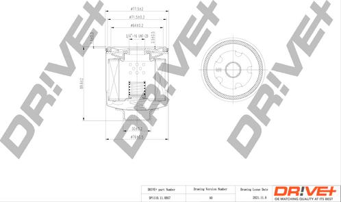 Dr!ve+ DP1110.11.0057 - Маслен филтър vvparts.bg