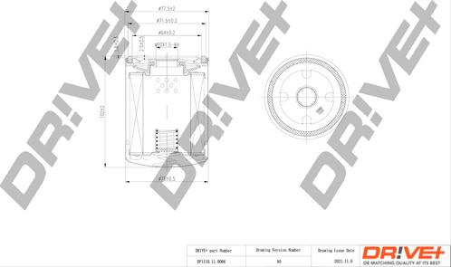 Dr!ve+ DP1110.11.0066 - Маслен филтър vvparts.bg