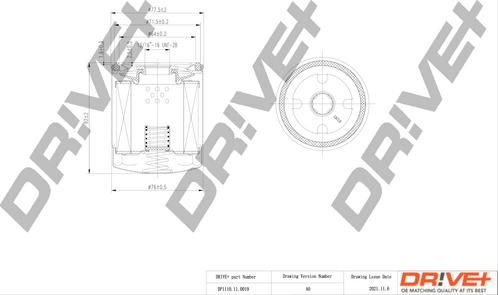 Dr!ve+ DP1110.11.0019 - Маслен филтър vvparts.bg