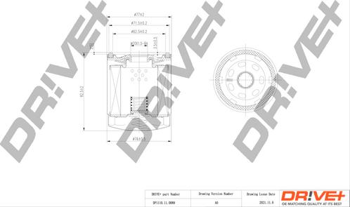 Dr!ve+ DP1110.11.0089 - Маслен филтър vvparts.bg