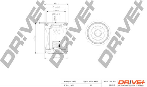 Dr!ve+ DP1110.11.0035 - Маслен филтър vvparts.bg