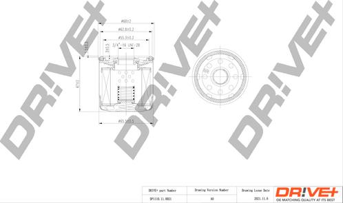 Dr!ve+ DP1110.11.0021 - Маслен филтър vvparts.bg