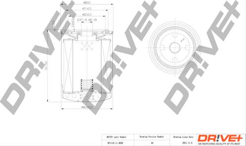 Dr!ve+ DP1110.11.0028 - Маслен филтър vvparts.bg