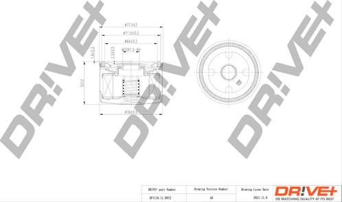 Dr!ve+ DP1110.11.0072 - Маслен филтър vvparts.bg