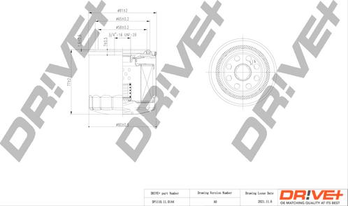 Dr!ve+ DP1110.11.0144 - Маслен филтър vvparts.bg