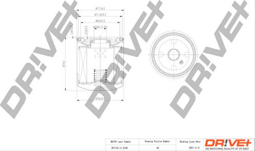 Dr!ve+ DP1110.11.0140 - Маслен филтър vvparts.bg