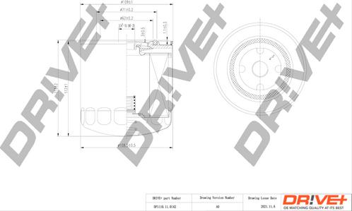 Dr!ve+ DP1110.11.0142 - Маслен филтър vvparts.bg