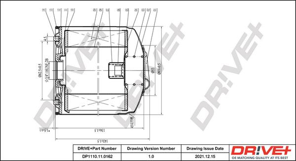 Dr!ve+ DP1110.11.0162 - Маслен филтър vvparts.bg